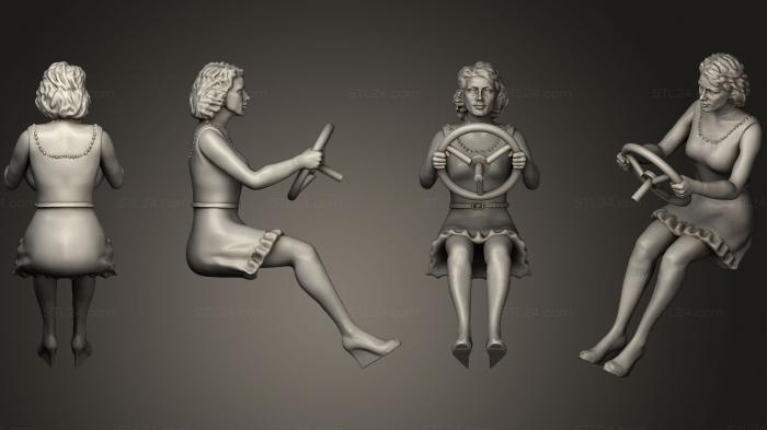 Figurines of people (drivers2, STKH_0215) 3D models for cnc